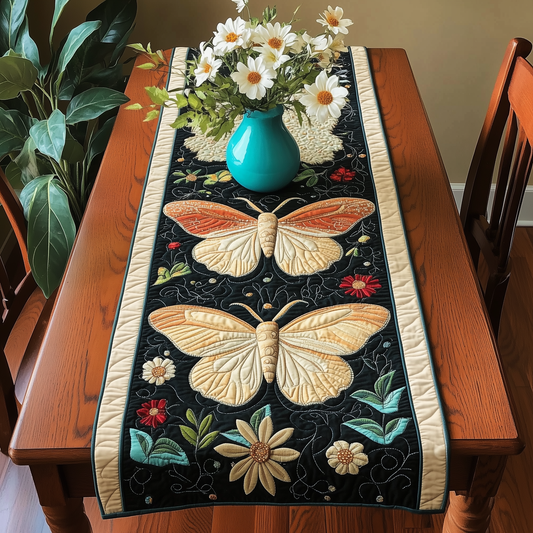 Butterfly Blooming Garden Quilted Table Runner GFTOHD1809