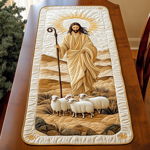 The Holy Shepherd Quilted Table Runner GFTOHD184