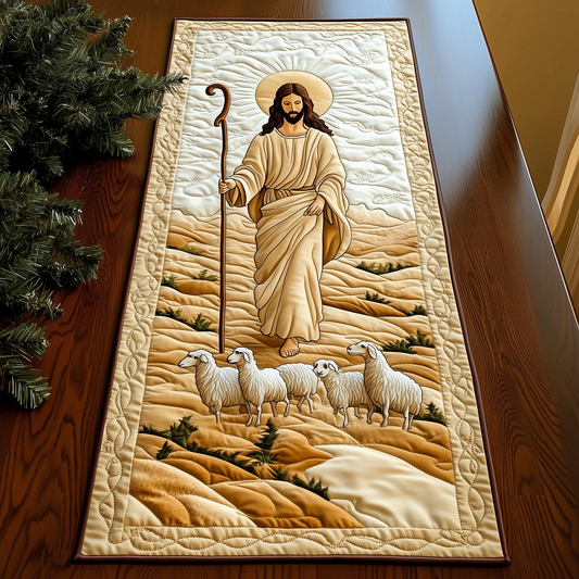 The Holy Shepherd Quilted Table Runner GFTOHD185