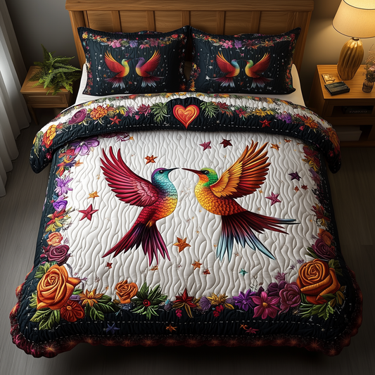 Eternal Love in Flight 3-Piece Quilted Bedding Set GFTOHD2092