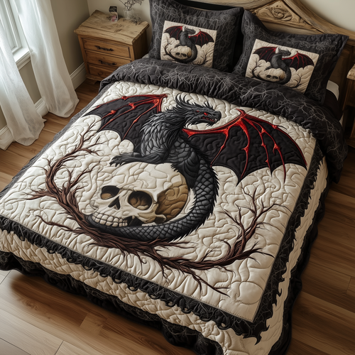 Fang and Fury 3-Piece Quilted Bedding Set GFTOHD2098