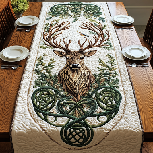 Celtic Forest Guardian Quilted Table Runner GFTOHD2352