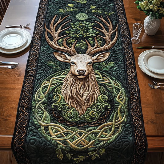 Enchanted Woodland Spirit Quilted Table Runner GFTOHD2357