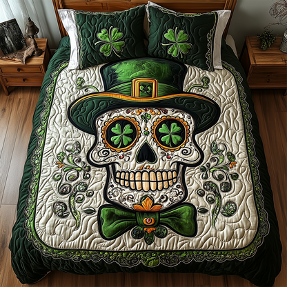 Radiant Skull Fortune 3-Piece Quilted Bedding Set GFTOHD2392