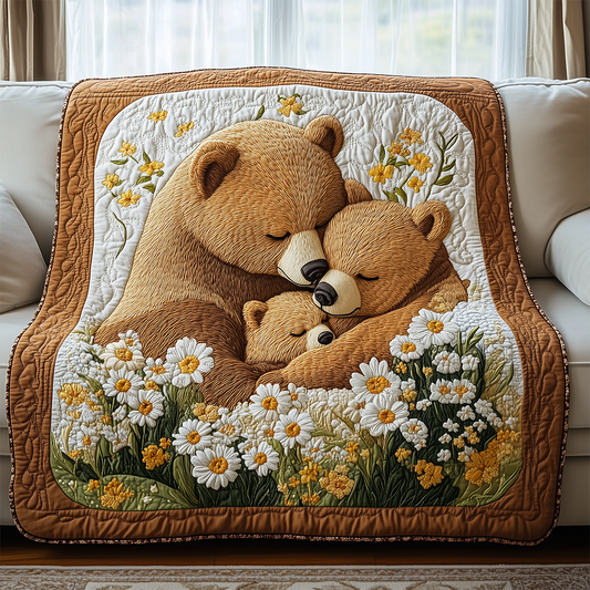 A Mother Bear Embrace Quilted Blanket GFTOHD2447