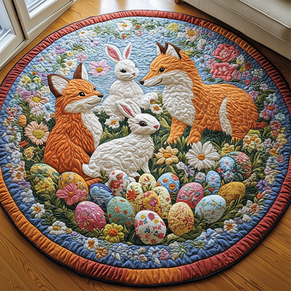 Easter Companions in Harmony Quilted Round Mat GFTOHD2566