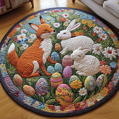 Easter Joyful Paradise Quilted Round Mat GFTOHD2569