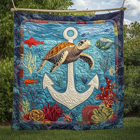 The Guardian of the Anchor Quilted Blanket GFTOHD2584