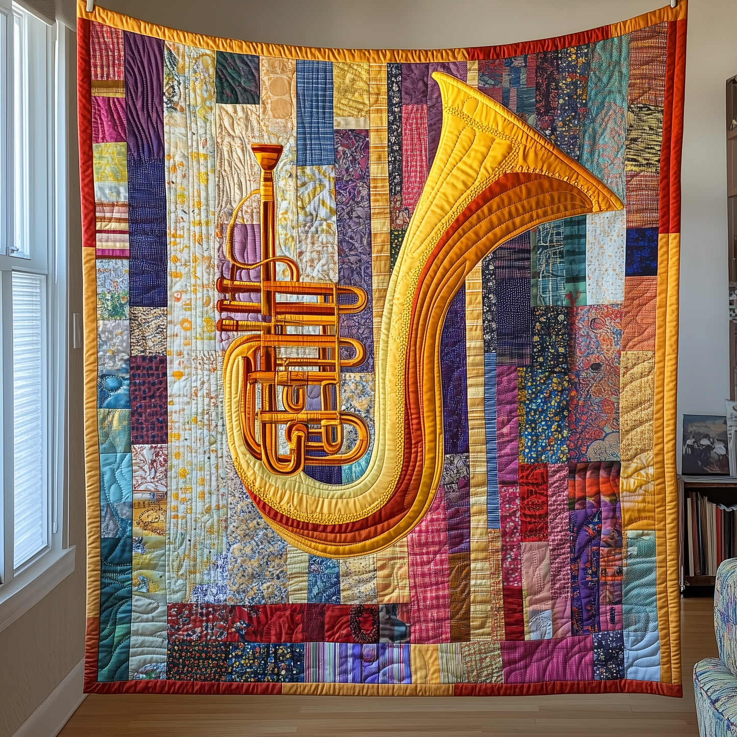 Trumpet Quilted Blanket GFTOHD2763