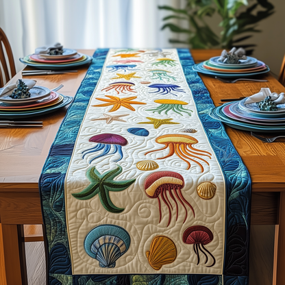 Jellyfish Haven Quilted Table Runner GFTOHD2816