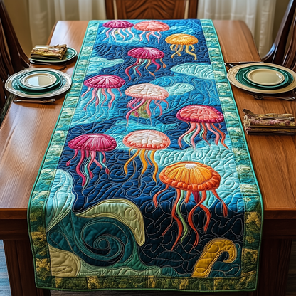 Jellyfish Haven Quilted Table Runner GFTOHD2820