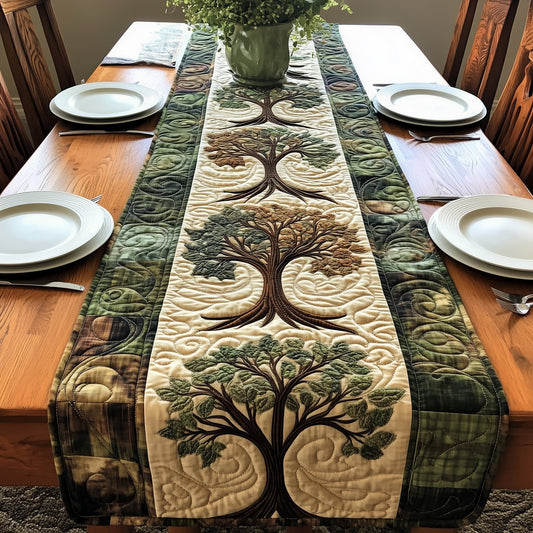 Vintage Tree Of Life Quilted Table Runner GFTOHD2945