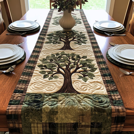 Vintage Tree Of Life Quilted Table Runner GFTOHD2947