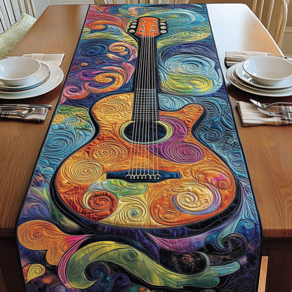 Guitar Quilted Table Runner GFTOHD3098