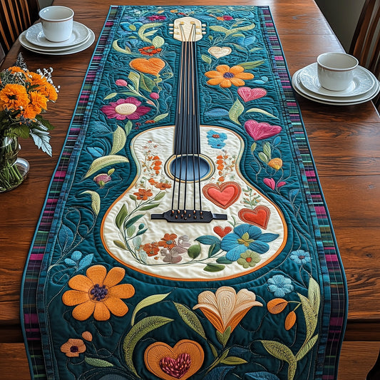 Guitar Quilted Table Runner GFTOHD3100