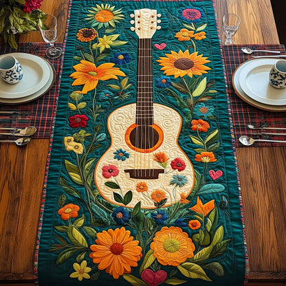 Guitar Quilted Table Runner GFTOHD3102