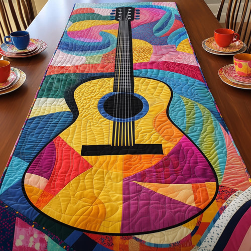 Guitar Quilted Table Runner GFTOHD3103