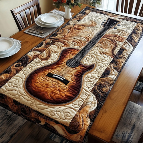 Guitar Quilted Table Runner GFTOHD3105