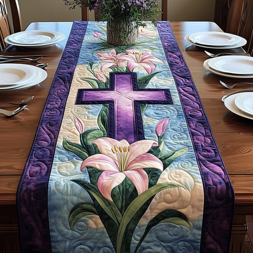 Heavenly Bloom Quilted Table Runner GFTOHD3138