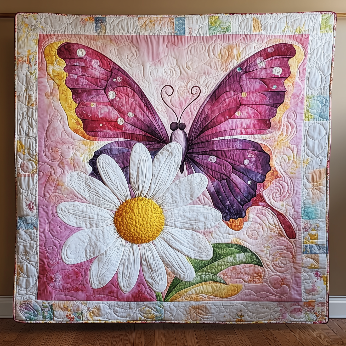 Dreamy Butterfly Quilted Blanket GFTOHD377