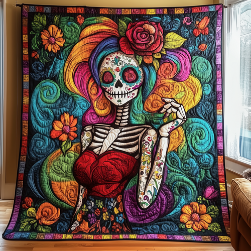 Queen of the Dead Quilted Blanket GFTOHD544