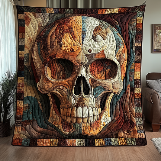 Mystique Solo Skull Quilted Blanket GFTOHD650