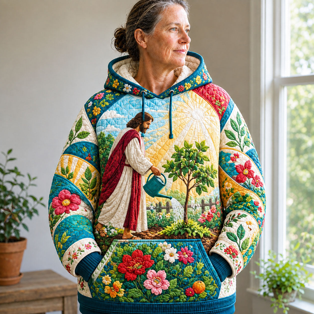 Jesus Garden Blessing Hoodie GFTOHNL2813