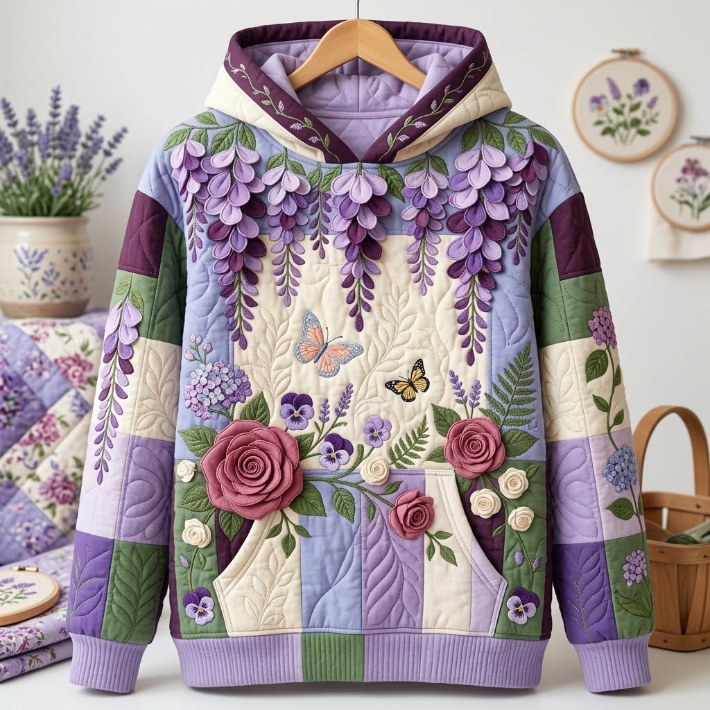 Lavender Bloom Hoodie GFTOMA13929