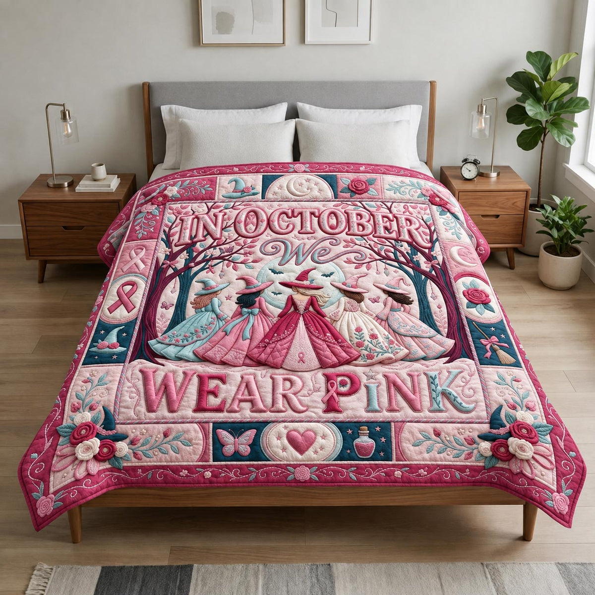 Pink October Quilted Blanket GFTOMA13994