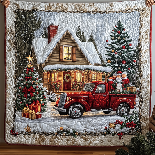 Warm And Cozy Cabin Quilted Blanket GFTONL1346