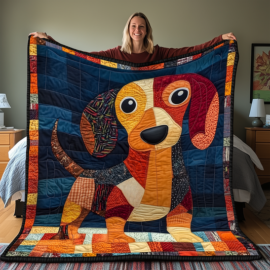 Dachshund Quilted Blanket GFTONL2047