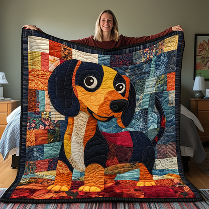 Dachshund Quilted Blanket GFTONL2048