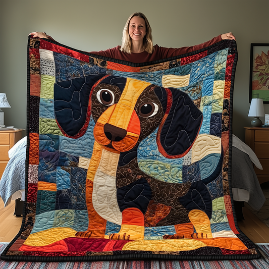 Dachshund Quilted Blanket GFTONL2049