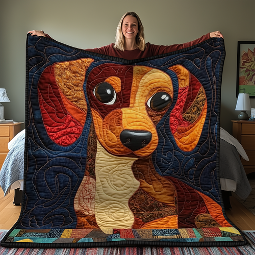 Dachshund Quilted Blanket GFTONL2051