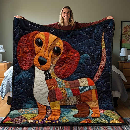 Dachshund Quilted Blanket GFTONL2052