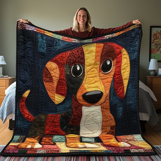 Dachshund Quilted Blanket GFTONL2053