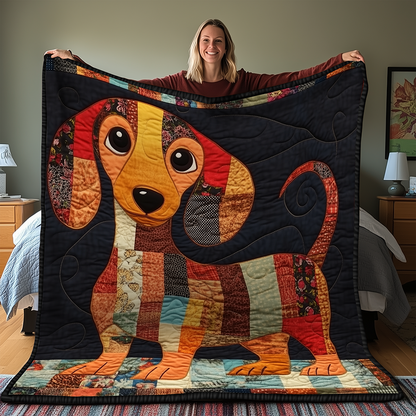 Dachshund Quilted Blanket GFTONL2055