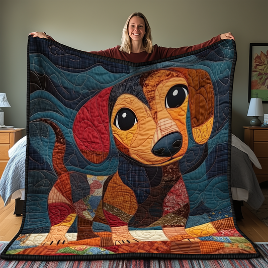 Dachshund Quilted Blanket GFTONL2057