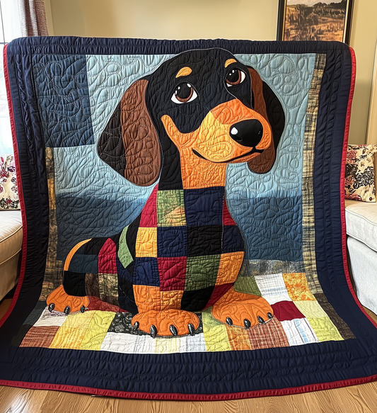 Dachshund Quilted Blanket GFTONL2142