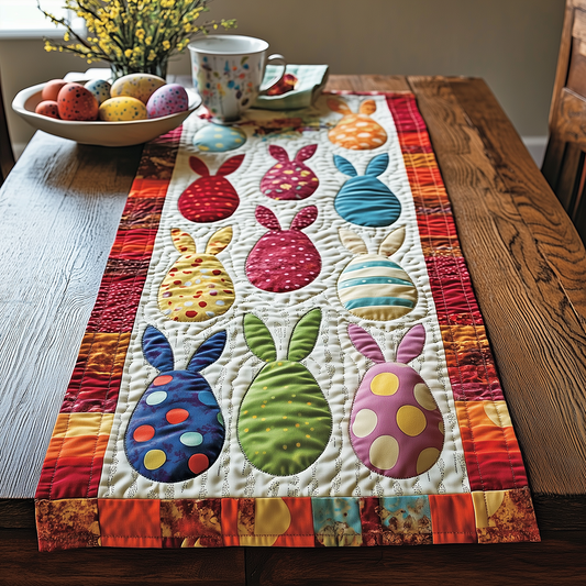 Colorburst Easter Eggs Quilted Table Runner GFTONL2535