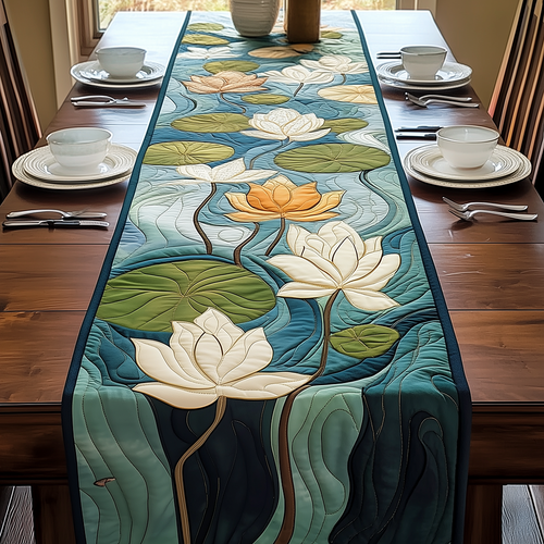 Serene Bloom Quilted Table Runner GFTONL2562