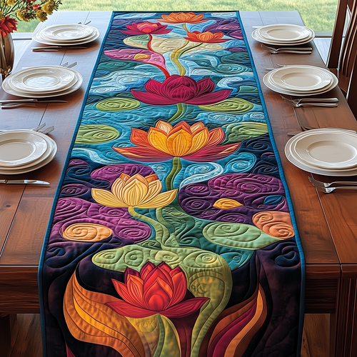 Serene Bloom Quilted Table Runner GFTONL2565