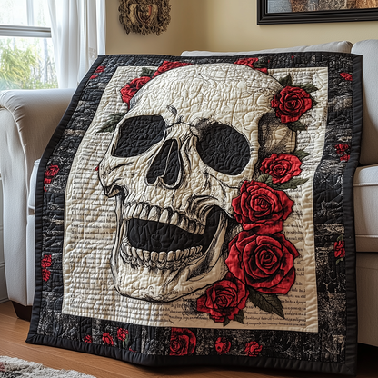 Skull Quilted Blanket GFTONL2616