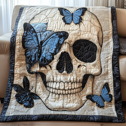 Skull Quilted Blanket GFTONL2617