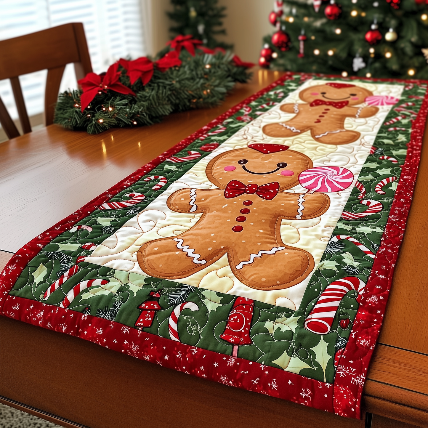 Gingerbeard Baby Quilted Table Runner GFTONL271