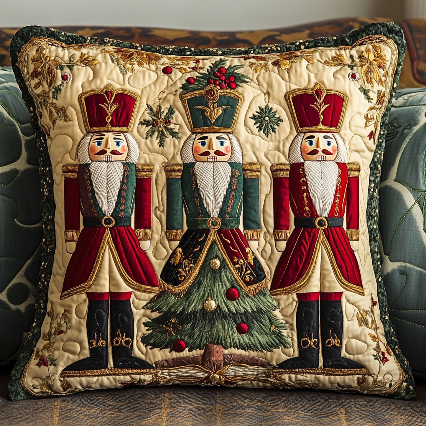 Nutcracker Quilted Pillow Case GFTONL330