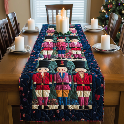 Playful Nutcracker Quilted Table Runner GFTONL656