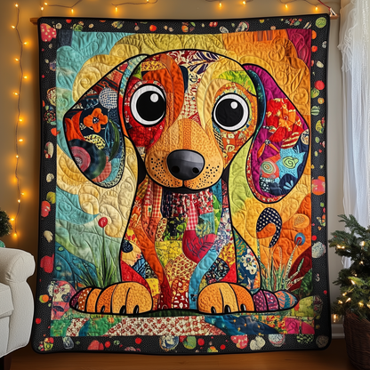 Dachshund Quilted Blanket GFTONL996