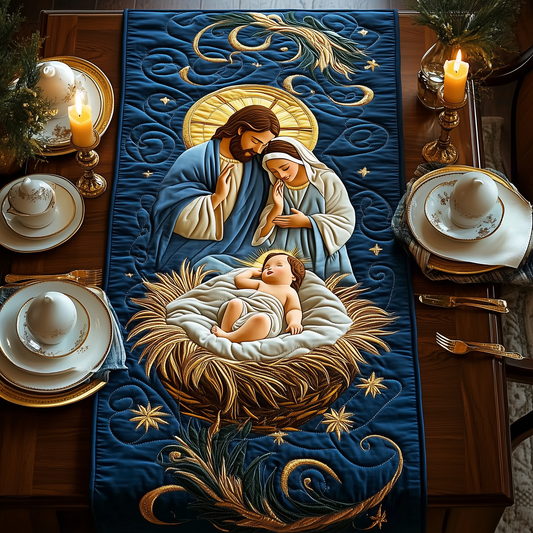 Nativity Scene Quilted Table Runner GFTOTL1037