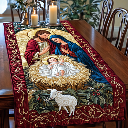 The Whole Reason For The Season Quilted Table Runner GFTOTL1042